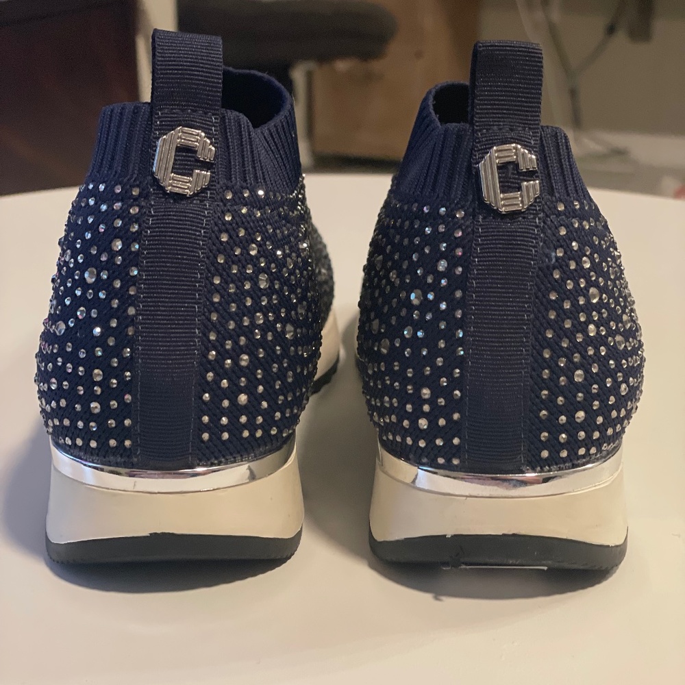 Carvela Women's rhinestone slip on sneaker - Picture 3 of 5